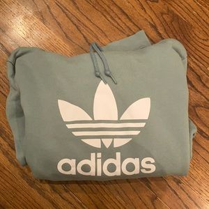 TEAL ADIDAS HOODIE